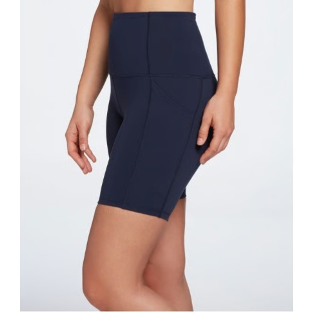 NEW DSG Momentum Ultra High Rise 7 Bike Shorts Navy Blue Small